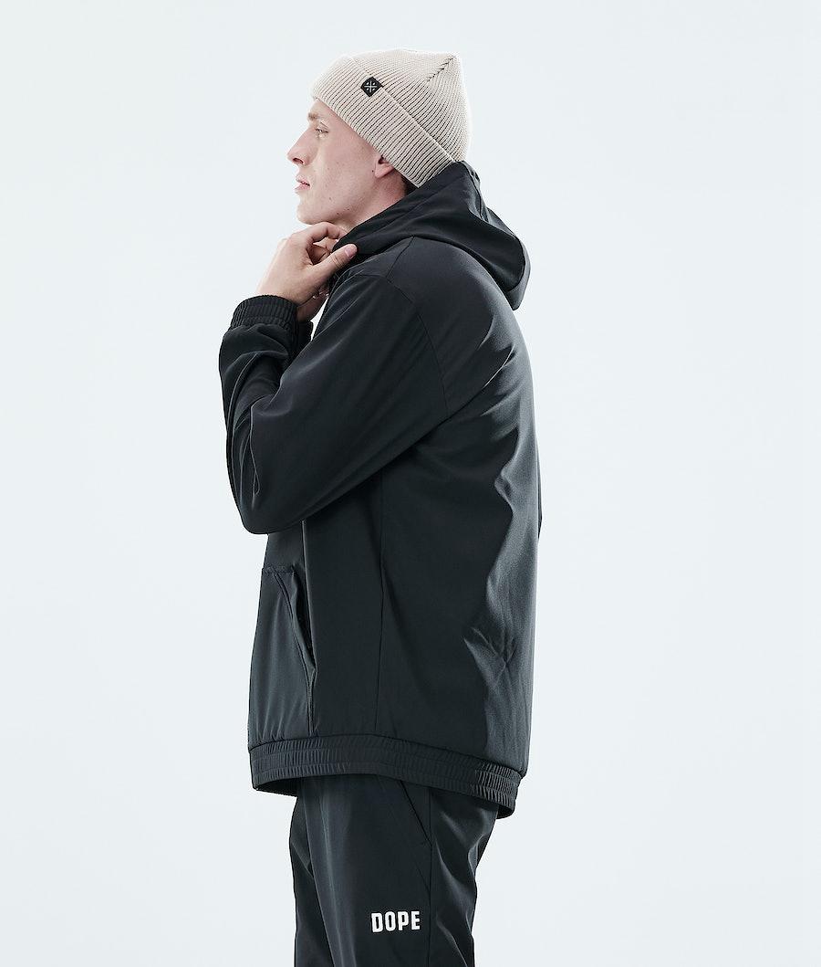 Men's Dope Flight Full Zip Hoodie Black  USA |  FAMZQ-0345