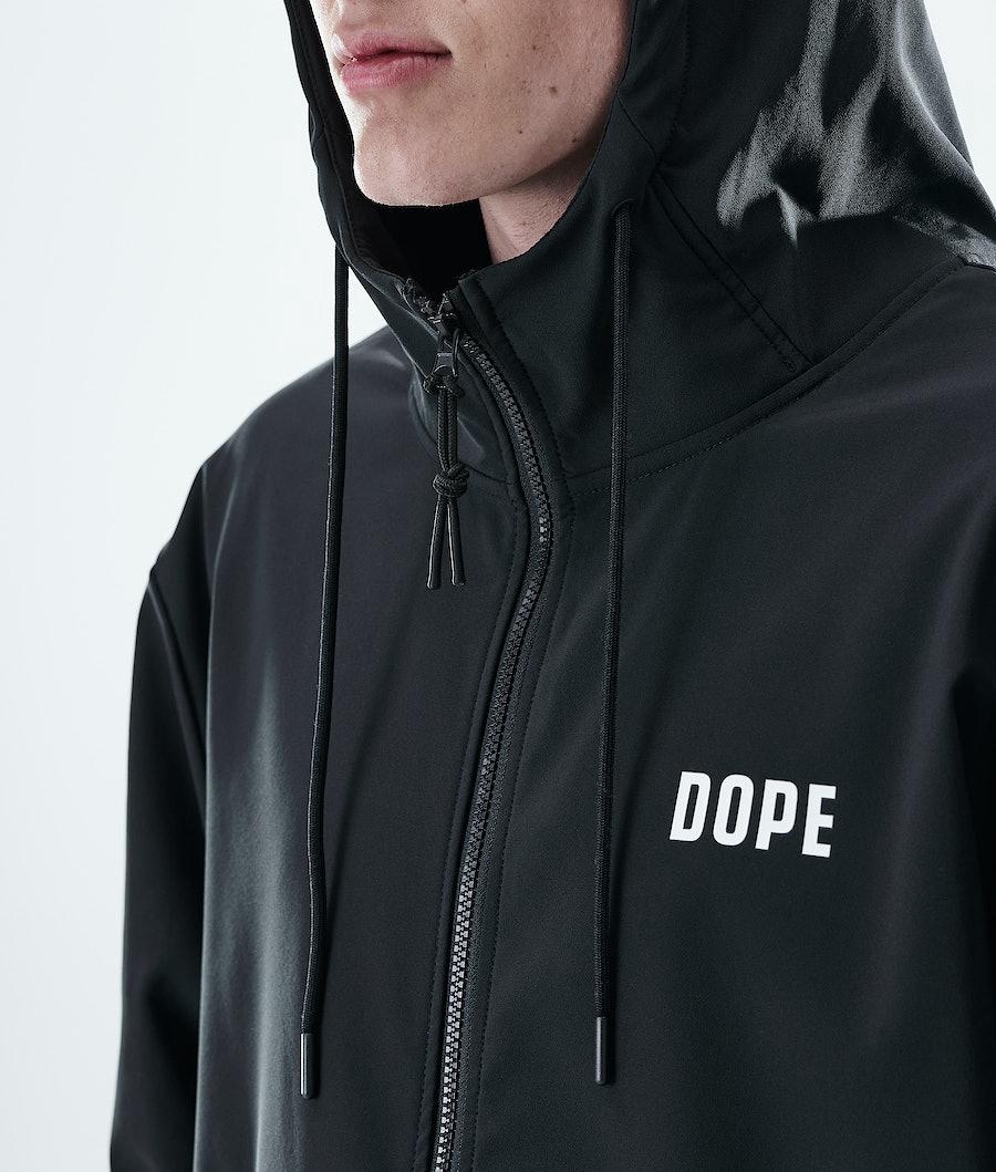 Men's Dope Flight Full Zip Hoodie Black  USA |  FAMZQ-0345