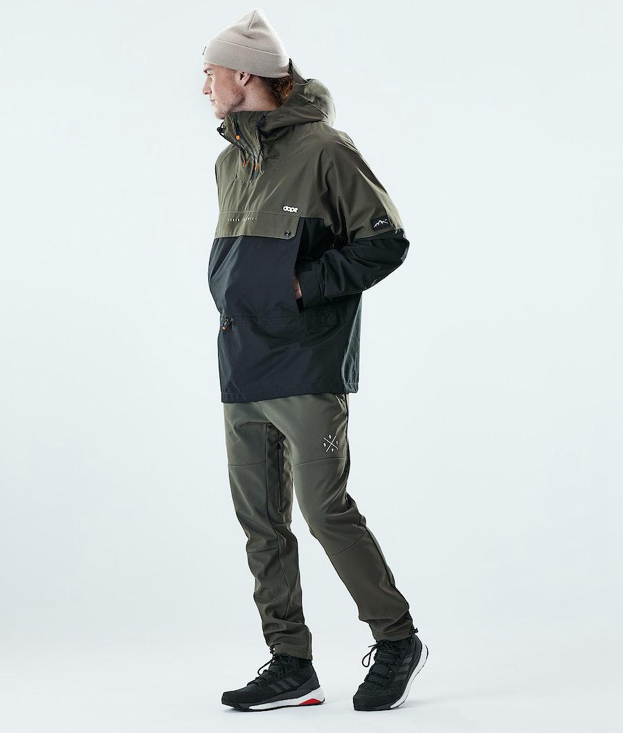 Men's Dope Hiker Outdoor Jacket Olive Green/Black  USA |  MZQIT-7108