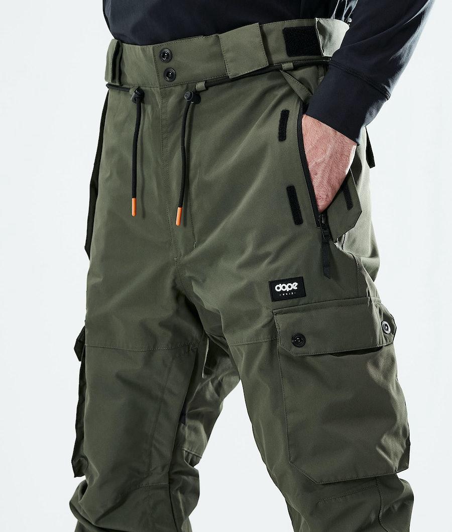 Men's Dope Iconic 2021 Ski Pants Olive Green  USA |  LYJGR-7046