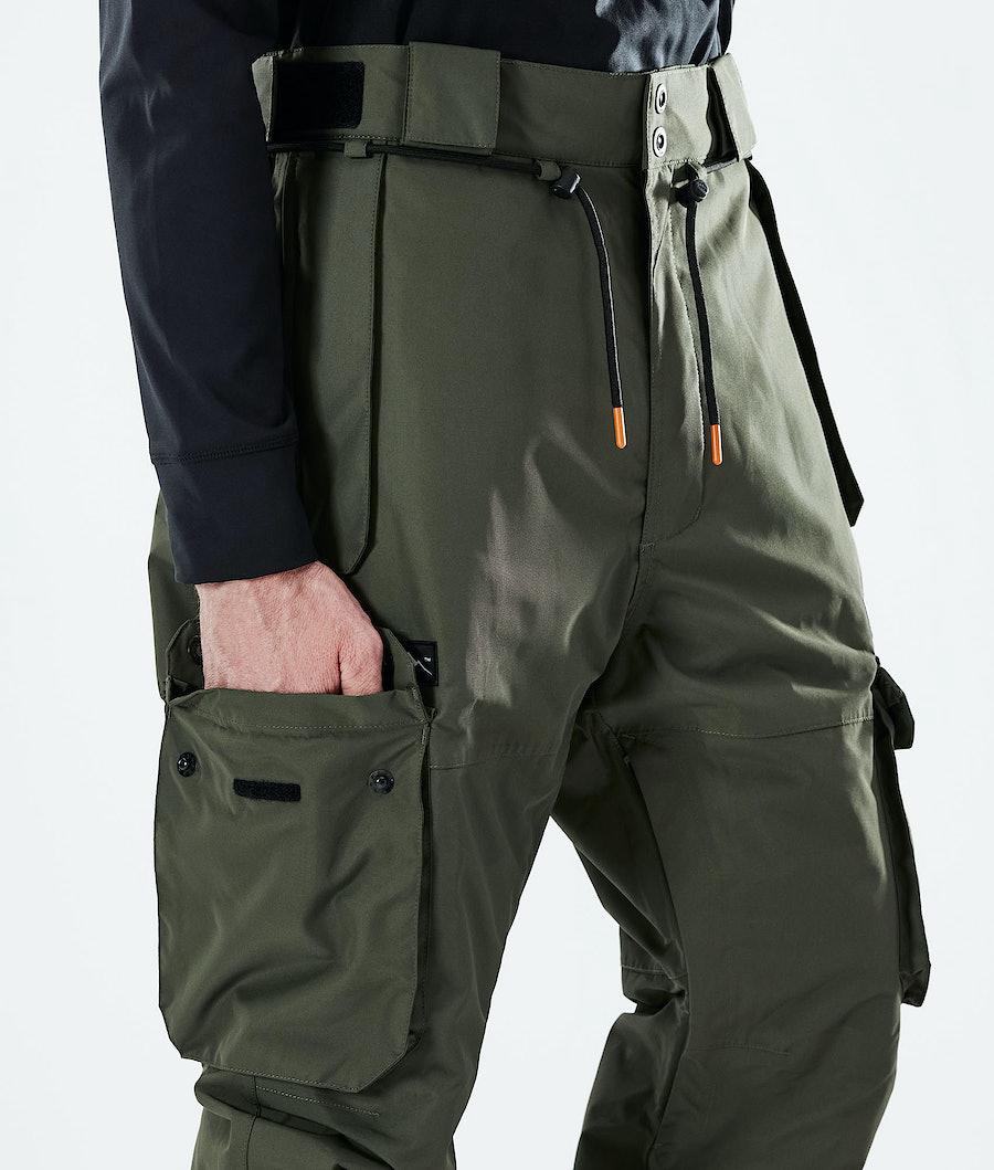 Men's Dope Iconic 2021 Ski Pants Olive Green  USA |  LYJGR-7046