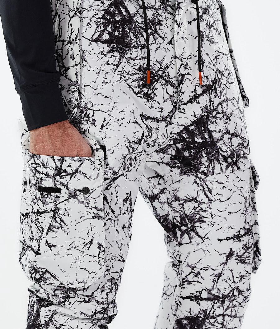 Men's Dope Iconic 2021 Ski Pants Rock White/Black  USA |  FYTBP-3519