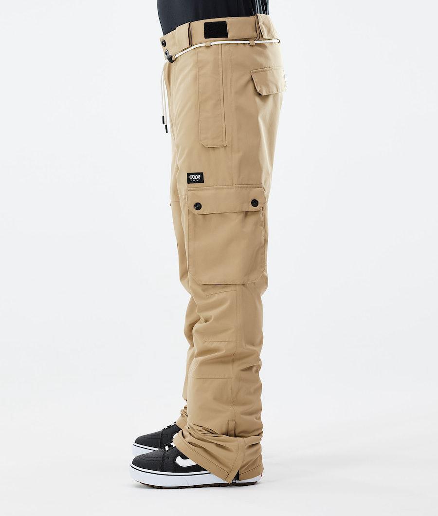 Men's Dope Iconic 2021 Snowboard Pants Khaki  USA |  PRCAX-7859