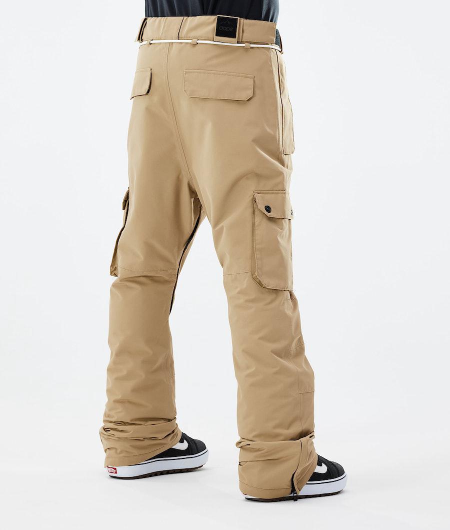 Men's Dope Iconic 2021 Snowboard Pants Khaki  USA |  PRCAX-7859