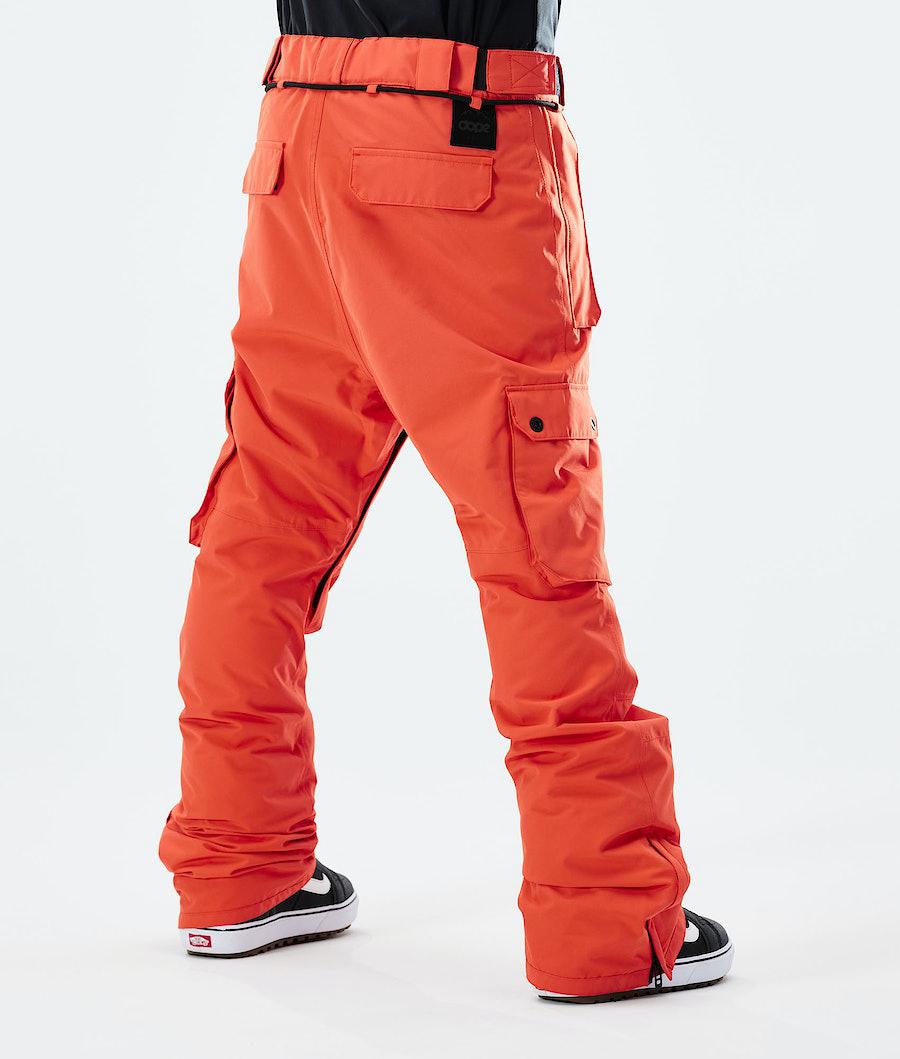 Men's Dope Iconic 2021 Snowboard Pants Orange  USA |  FDMKL-7342