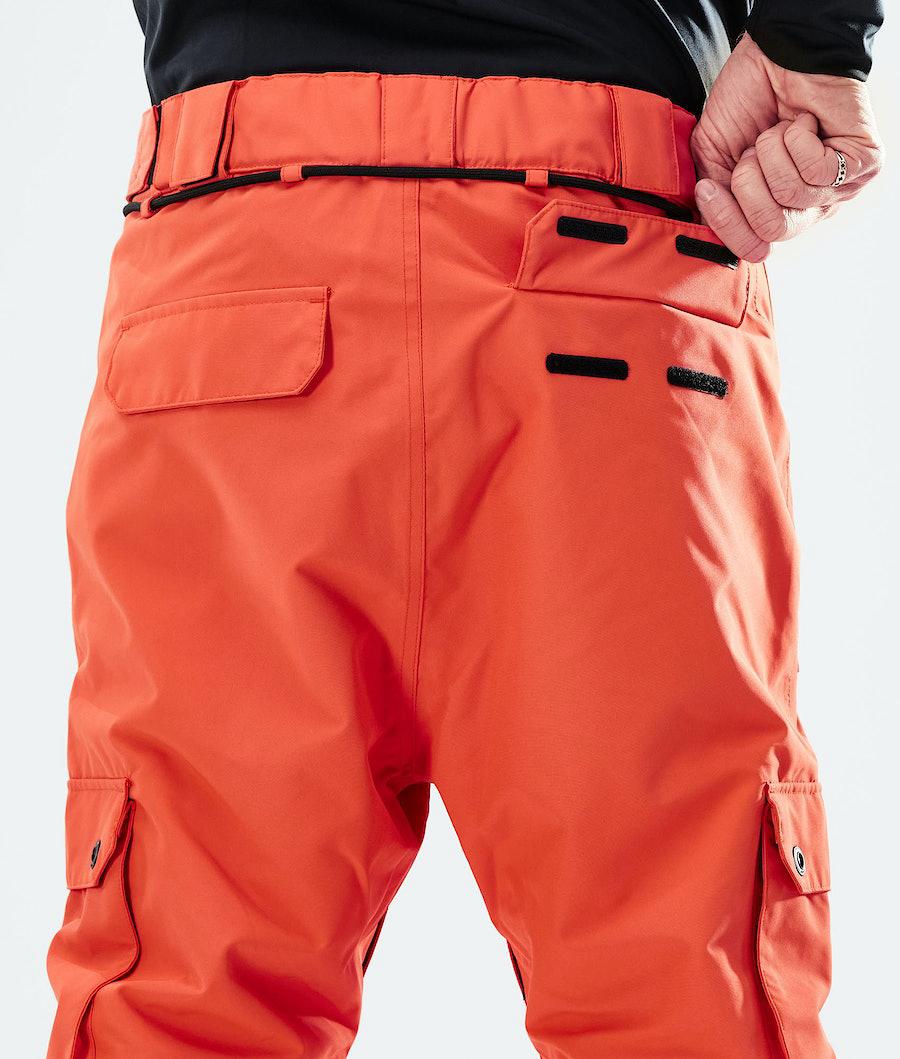 Men's Dope Iconic 2021 Snowboard Pants Orange  USA |  FDMKL-7342