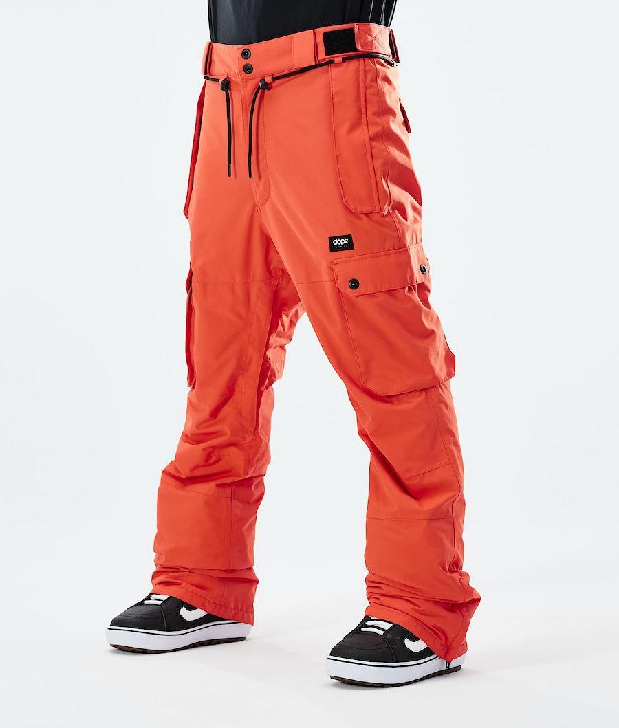 Men\'s Dope Iconic 2021 Snowboard Pants Orange  USA |  FDMKL-7342