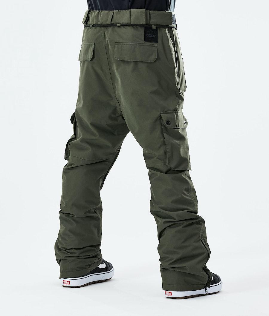 Men's Dope Iconic 2021 Snowboard Pants Olive Green  USA |  UHPVJ-0214