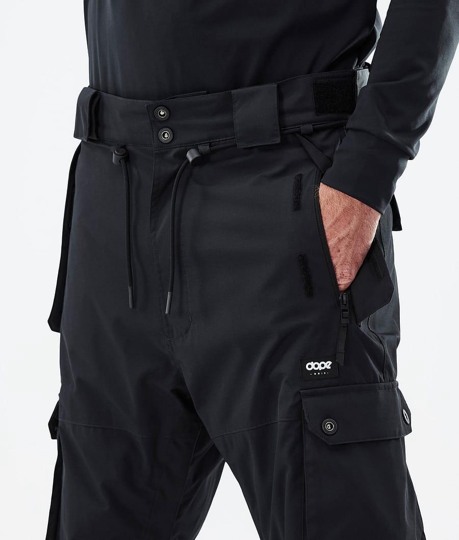 Men's Dope Iconic Ski Pants Black  USA |  RUDPA-8756