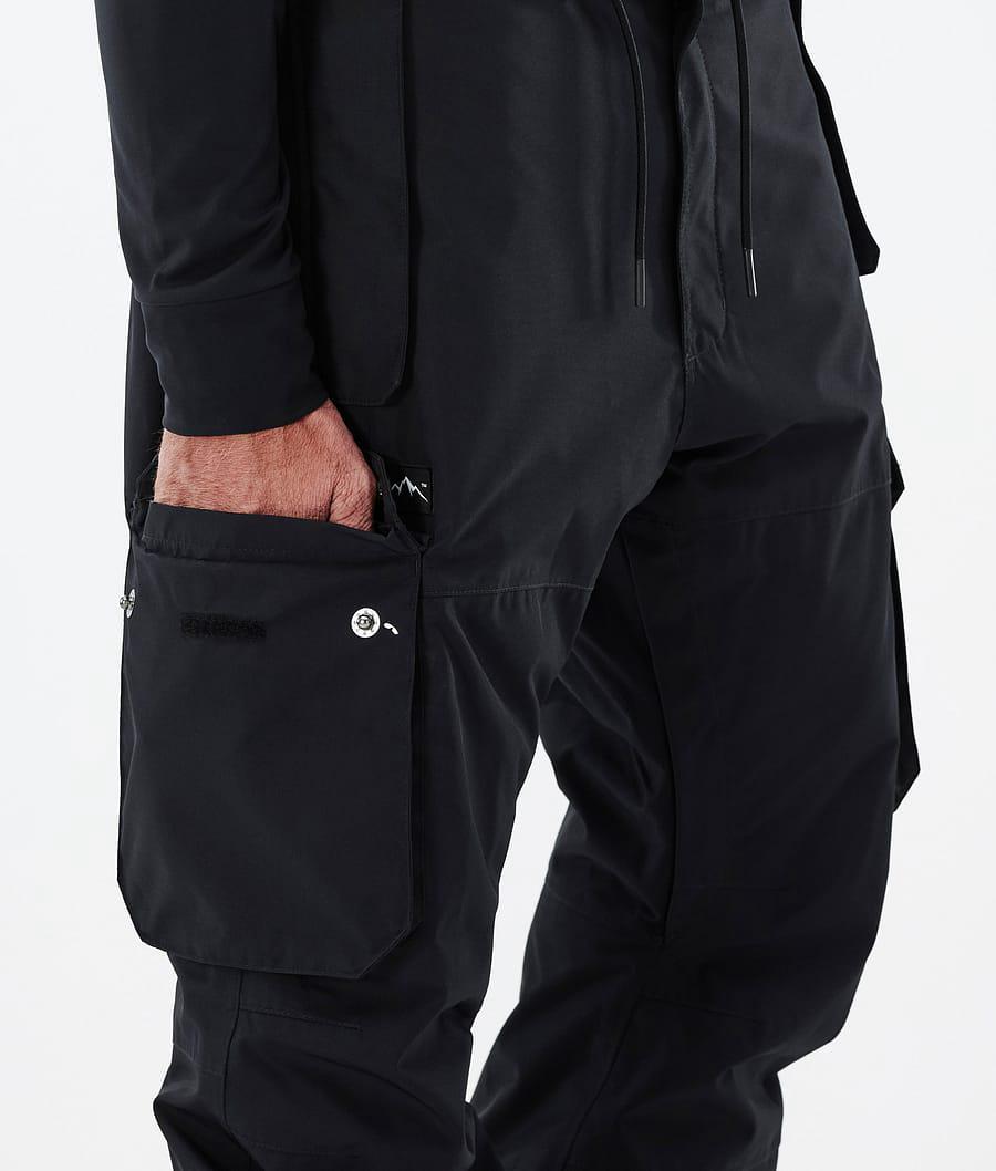 Men's Dope Iconic Ski Pants Black  USA |  RUDPA-8756