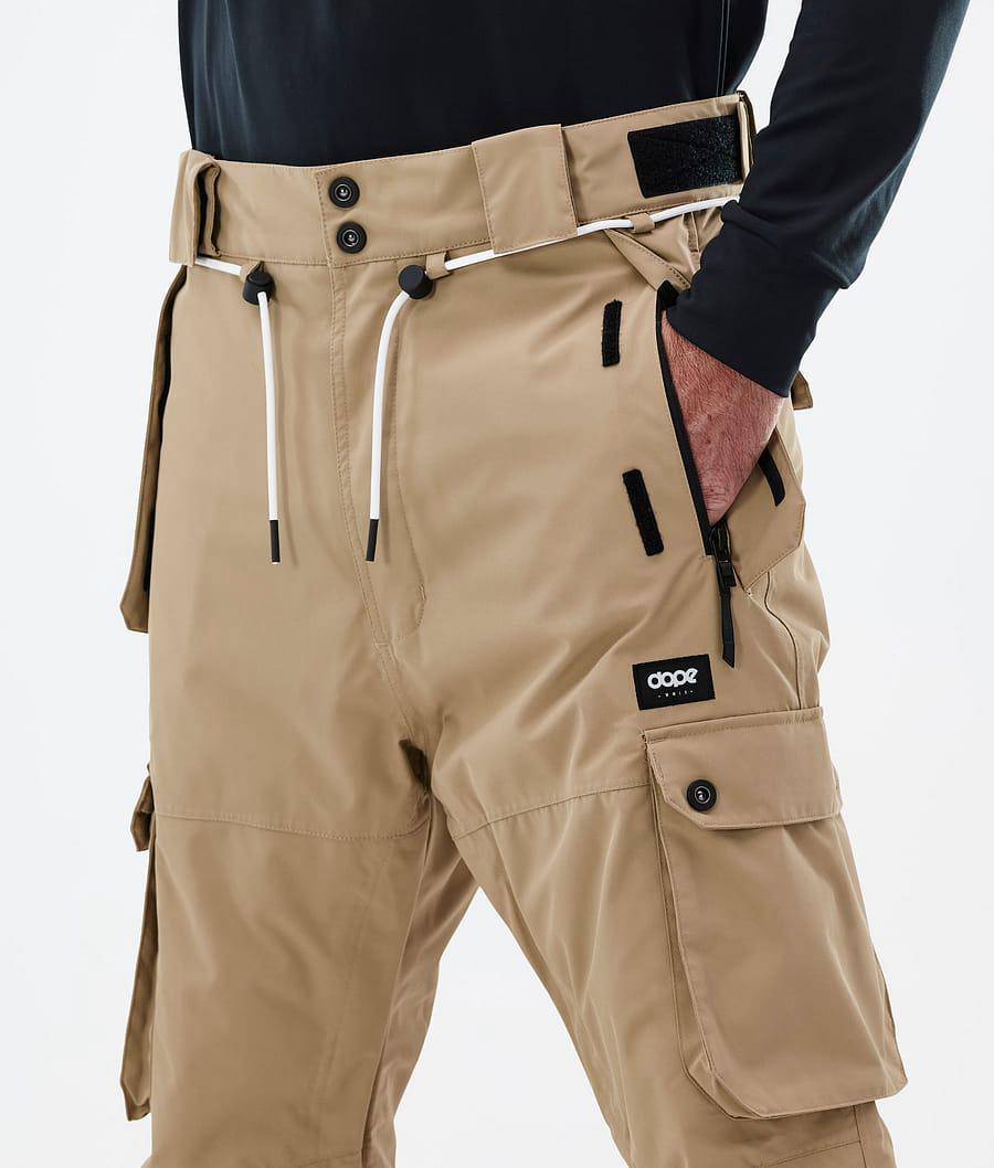 Men's Dope Iconic Ski Pants Khaki  USA |  UXJFH-0891