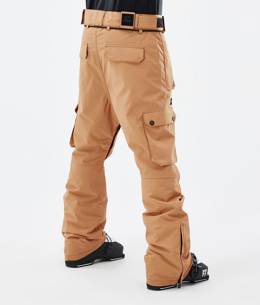 Men's Dope Iconic Ski Pants Khaki Yellow  USA |  EXQCA-1364