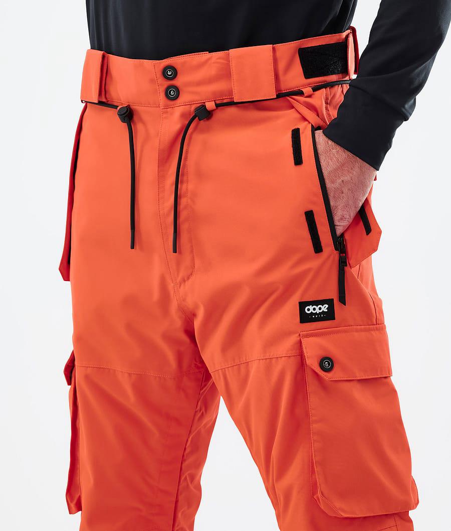 Men's Dope Iconic Ski Pants Orange  USA |  YJPKA-0517