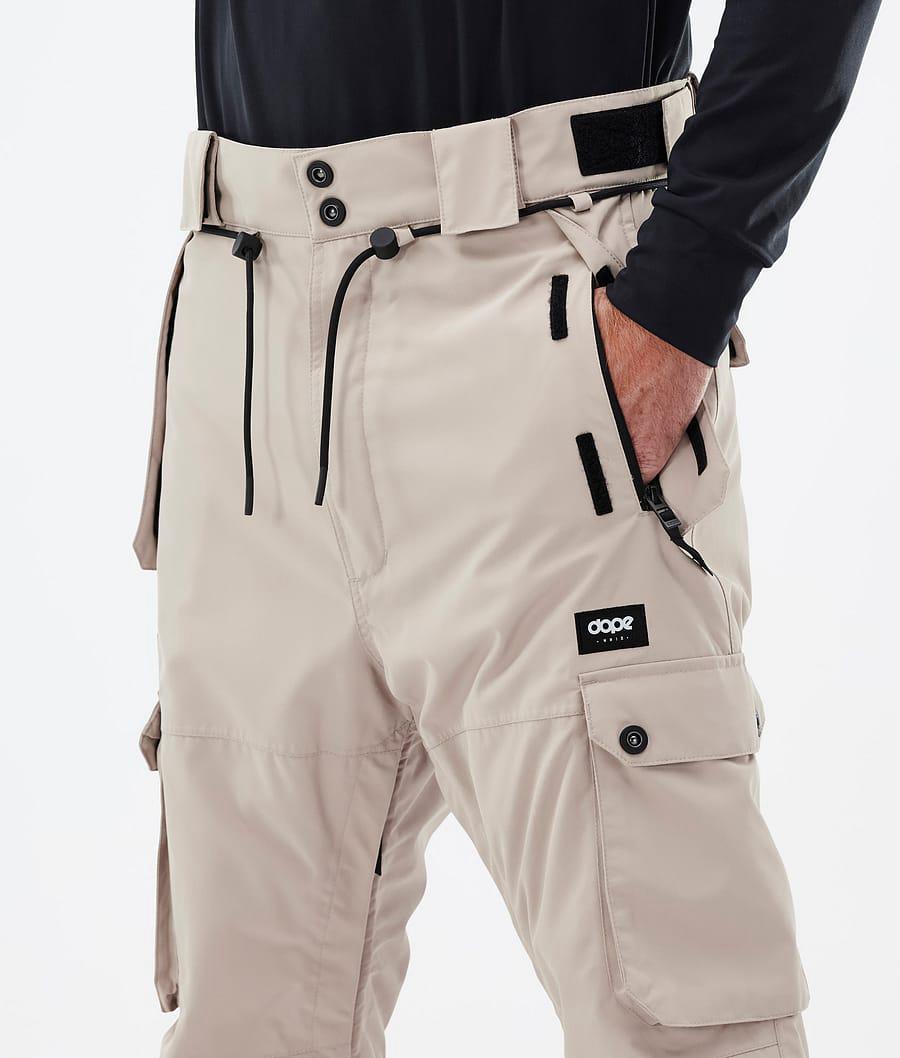 Men's Dope Iconic Ski Pants Sand Beige  USA |  FSQRW-3607