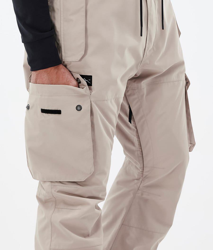 Men's Dope Iconic Ski Pants Sand Beige  USA |  FSQRW-3607