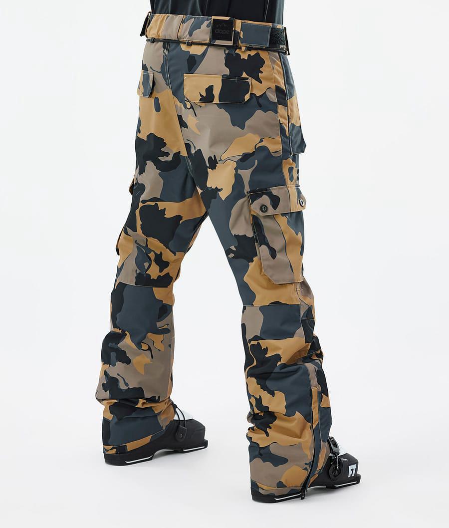 Men's Dope Iconic Ski Pants Walnut Camo  USA |  VEWKO-4076