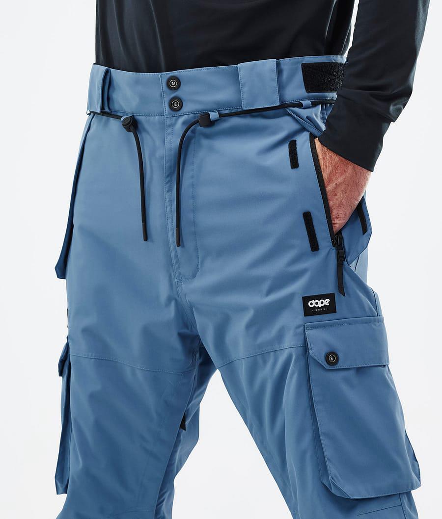 Men's Dope Iconic Snowboard Pants Blue Steel  USA |  UQVEY-5628