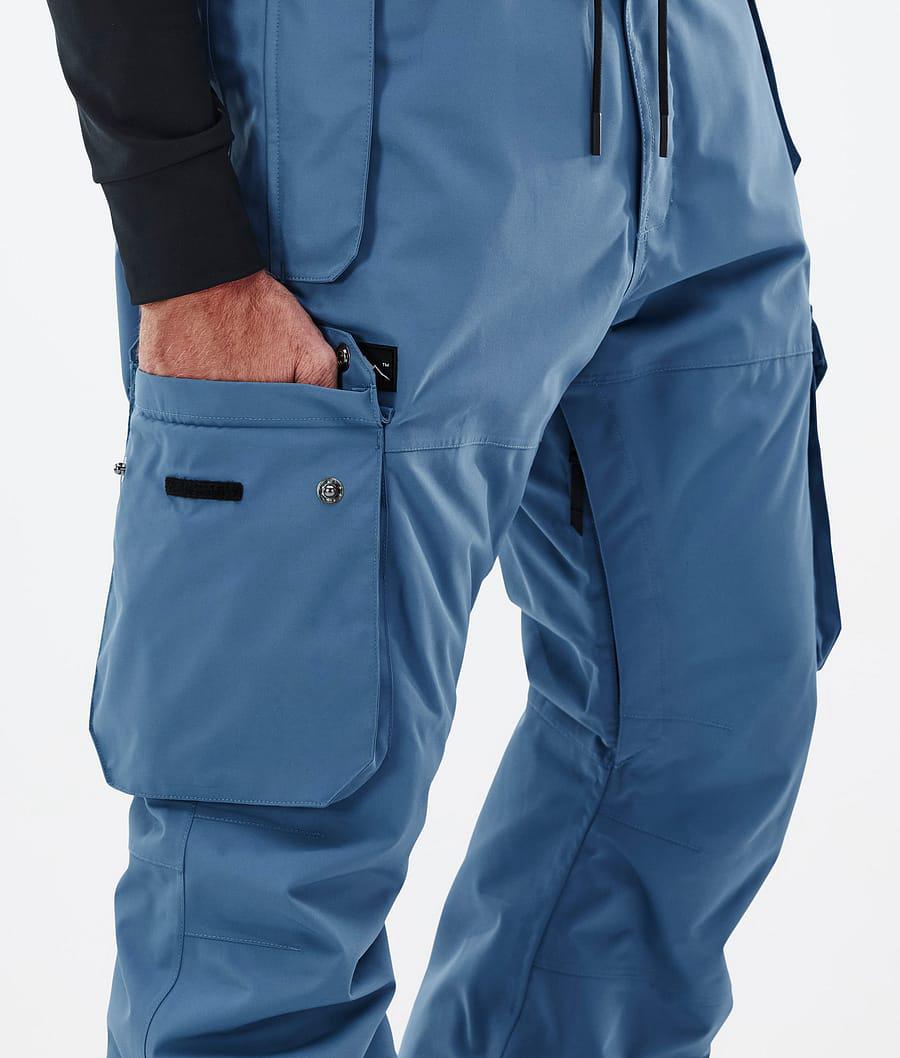 Men's Dope Iconic Snowboard Pants Blue Steel  USA |  UQVEY-5628