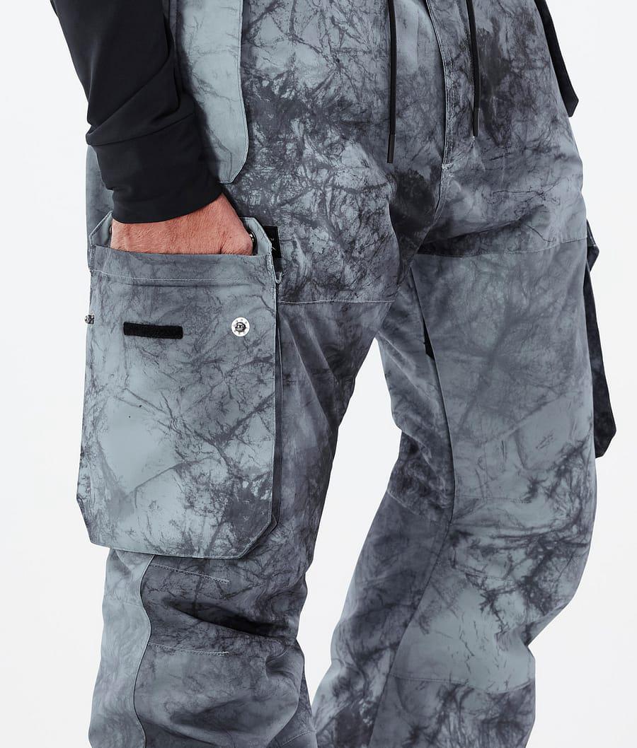 Men's Dope Iconic Snowboard Pants Dirt Grey  USA |  PDTMC-7613