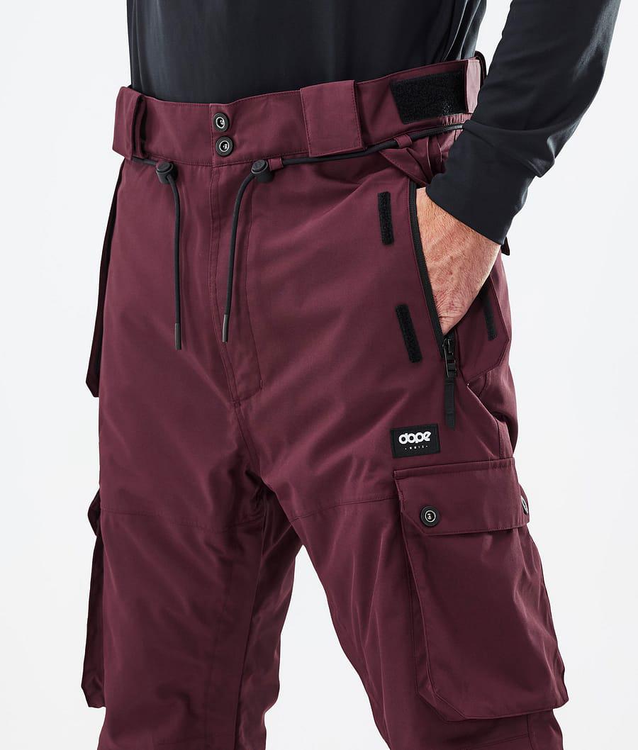 Men's Dope Iconic Snowboard Pants Don Burgundy  USA |  DIGLR-9712