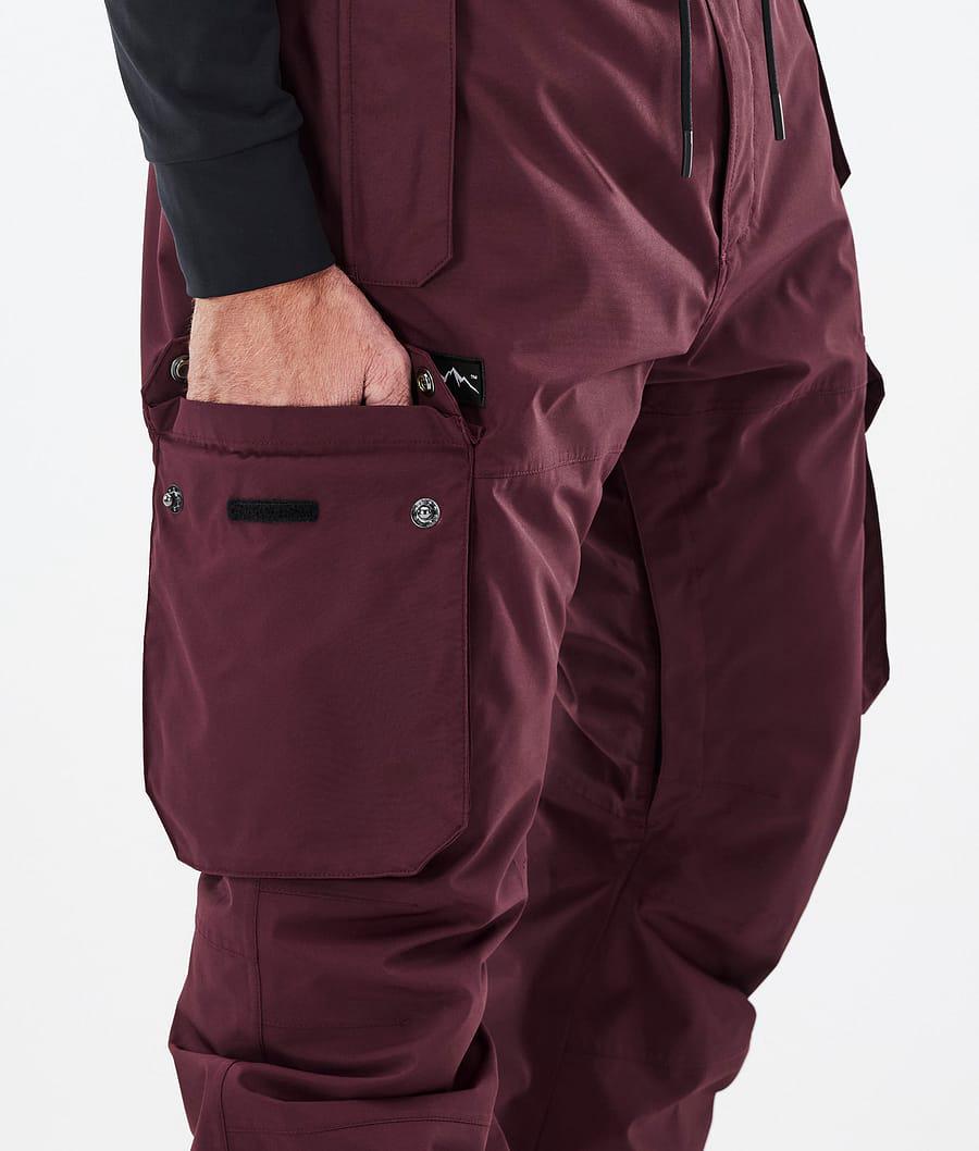 Men's Dope Iconic Snowboard Pants Don Burgundy  USA |  DIGLR-9712