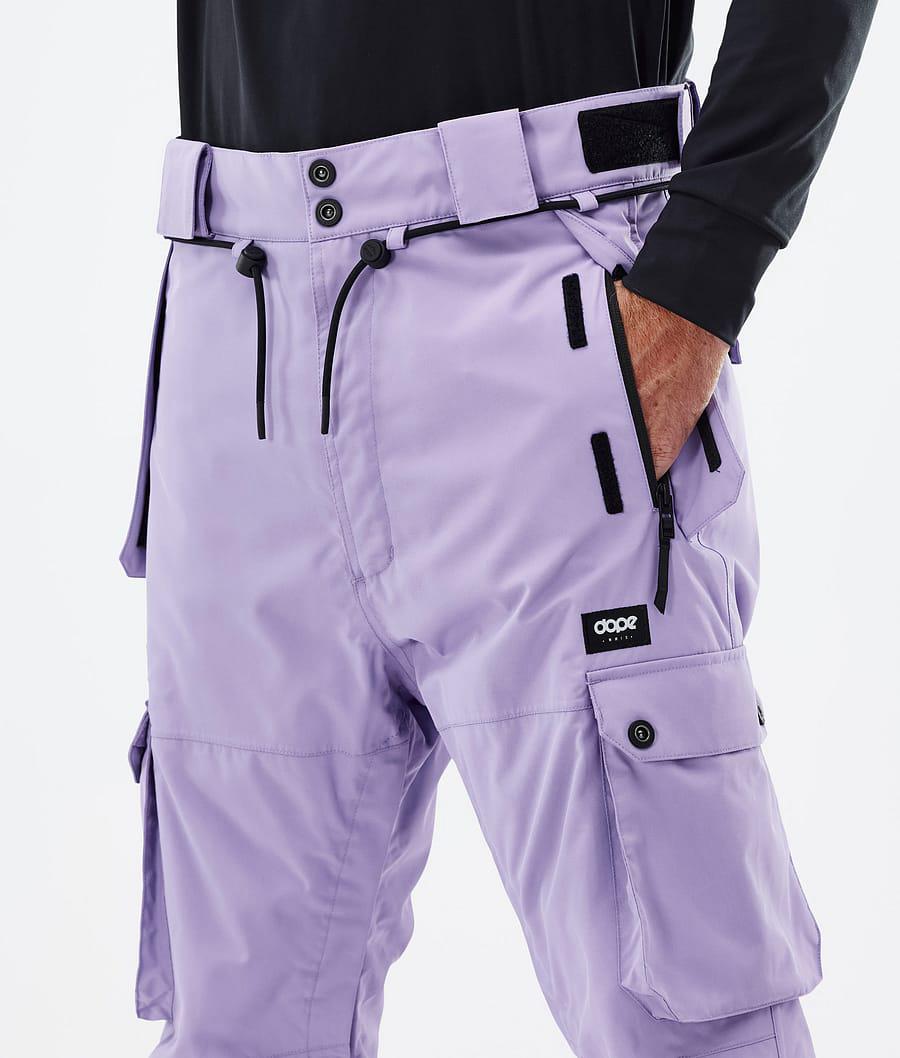 Men's Dope Iconic Snowboard Pants Faded Violet Purple  USA |  MHPLC-3729