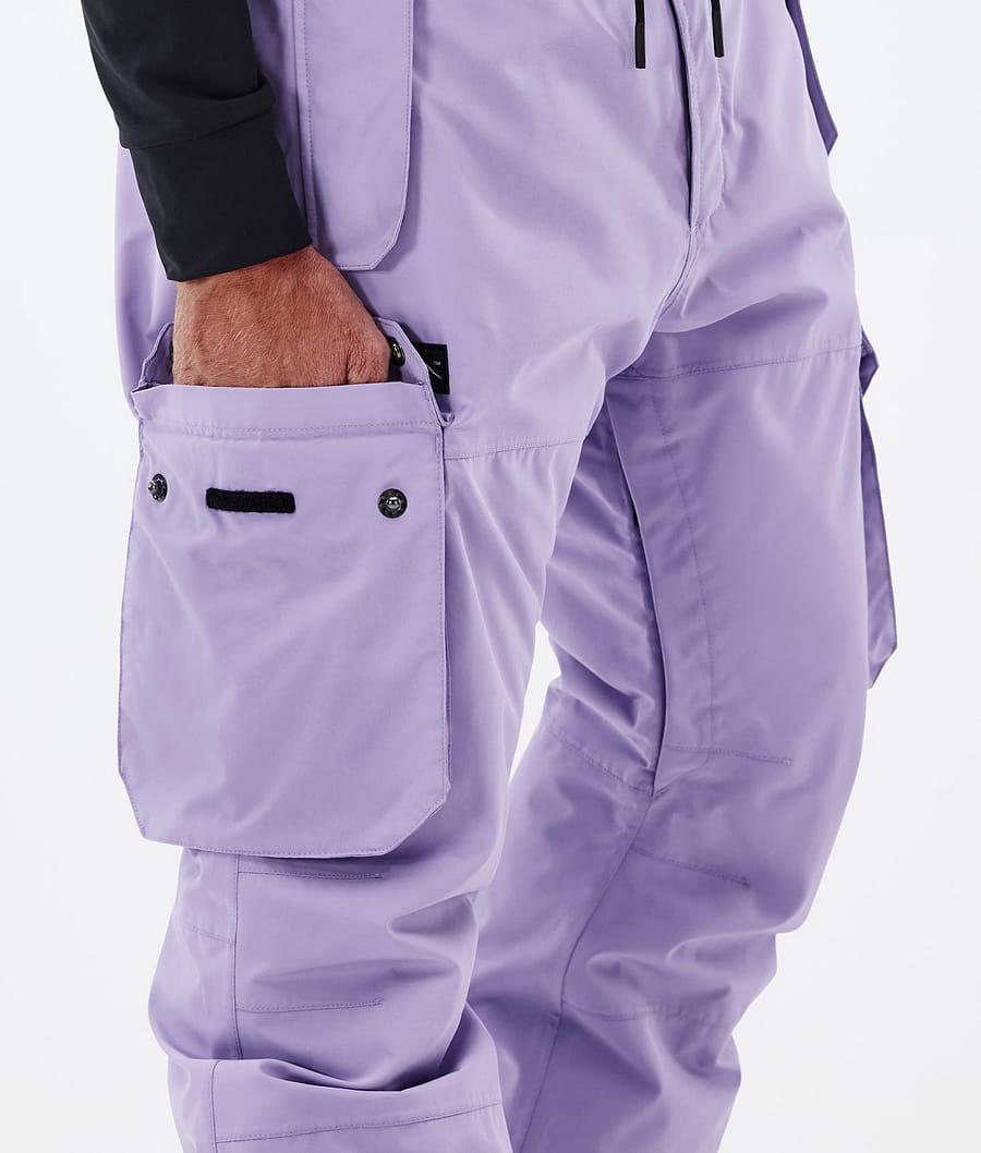 Men's Dope Iconic Snowboard Pants Faded Violet Purple  USA |  MHPLC-3729