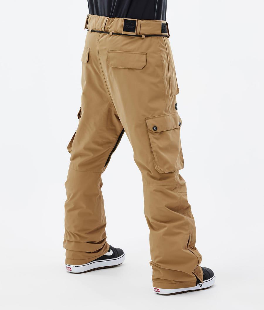 Men's Dope Iconic Snowboard Pants Gold  USA |  IHXVW-6405