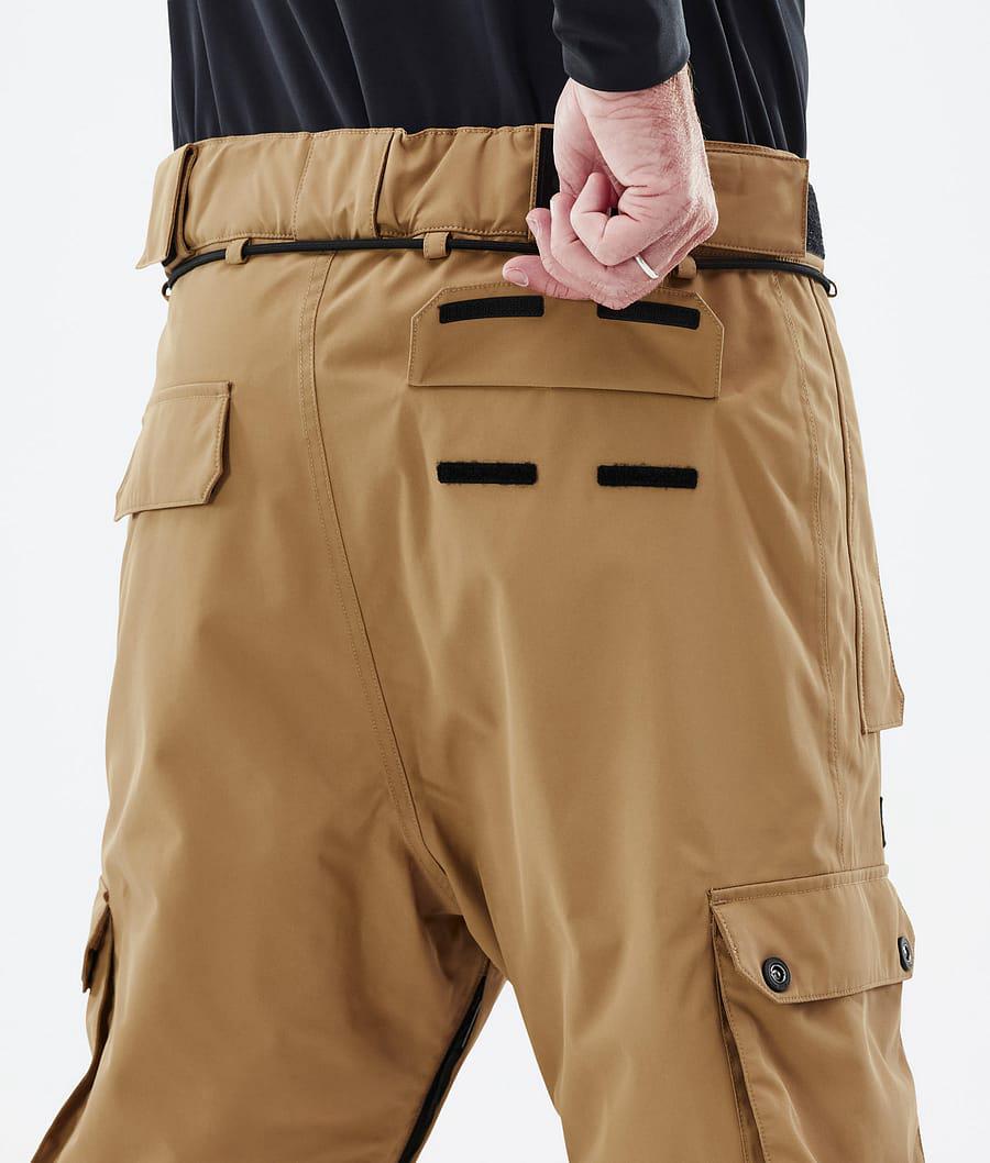 Men's Dope Iconic Snowboard Pants Gold  USA |  IHXVW-6405