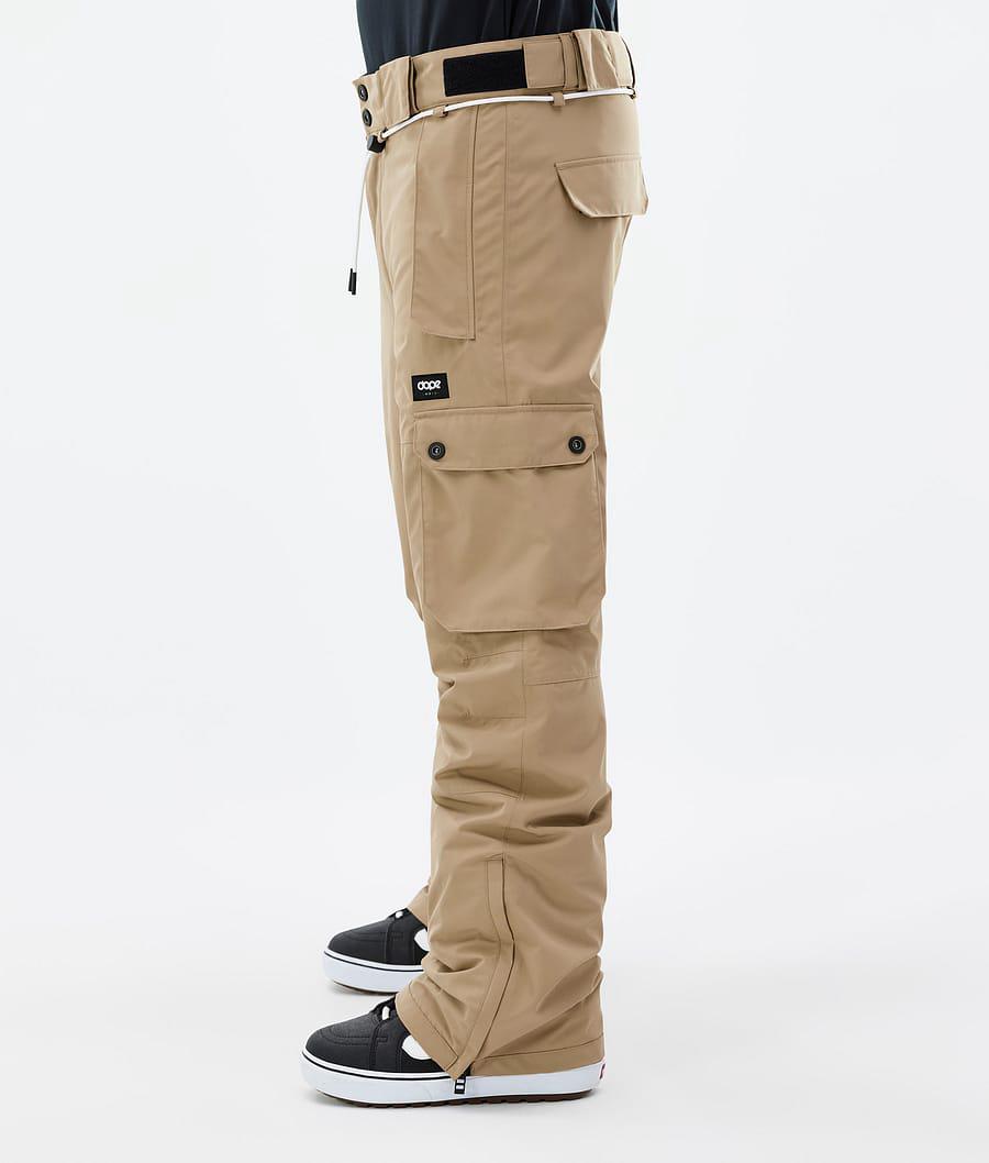 Men's Dope Iconic Snowboard Pants Khaki  USA |  NLRWJ-9056