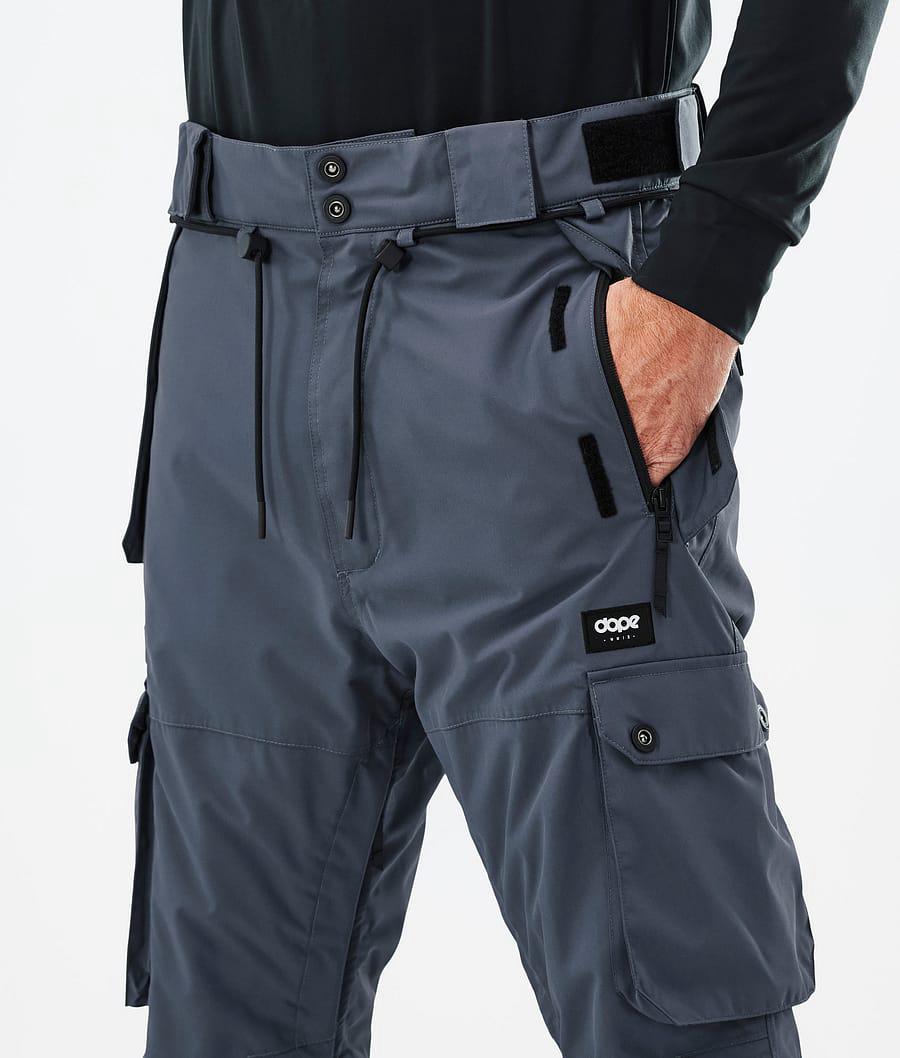 Men's Dope Iconic Snowboard Pants Metal Blue  USA |  NZWUA-8264