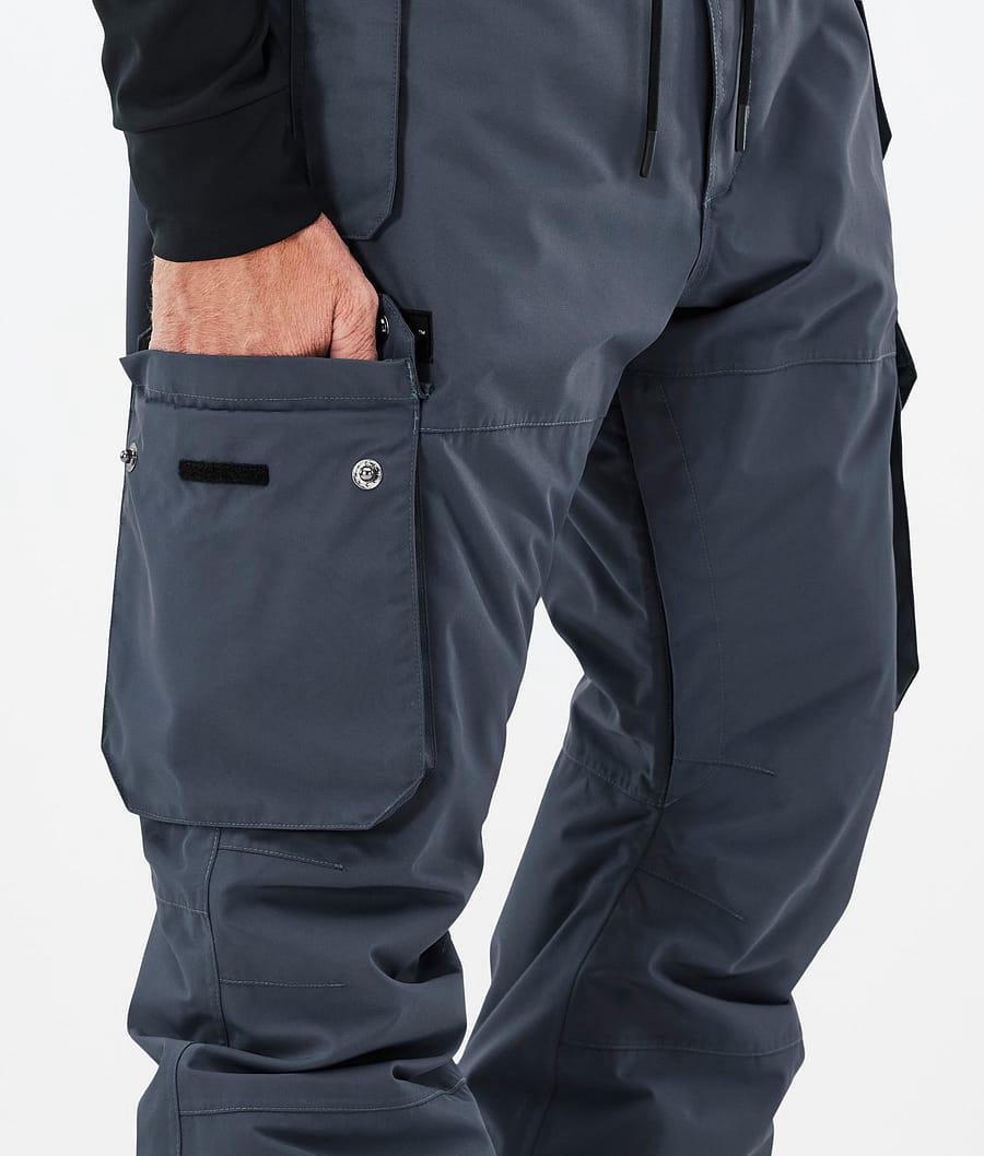 Men's Dope Iconic Snowboard Pants Metal Blue  USA |  NZWUA-8264