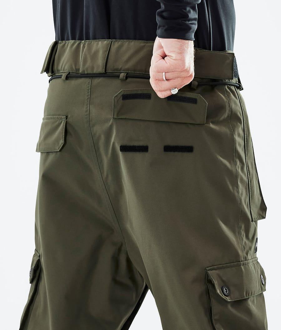 Men's Dope Iconic Snowboard Pants Olive Green  USA |  BDQRH-8069