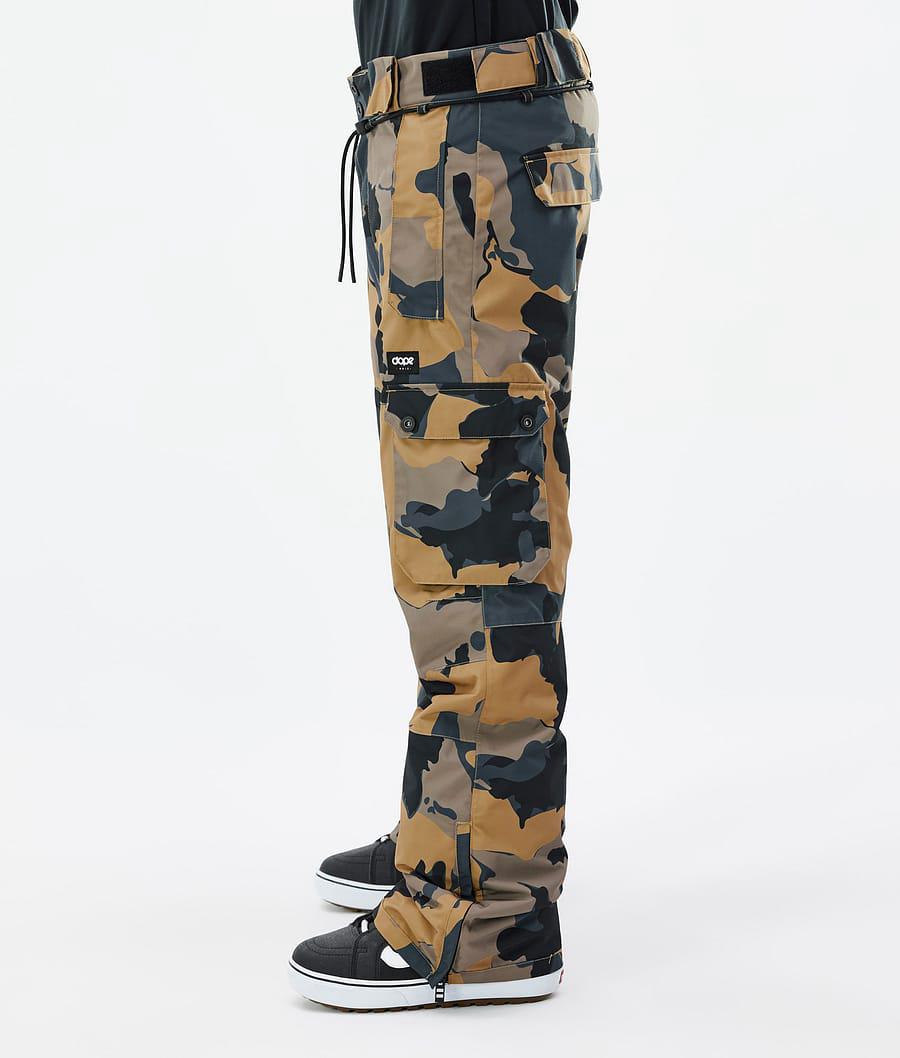 Men's Dope Iconic Snowboard Pants Walnut Camo  USA |  HLWGM-5619