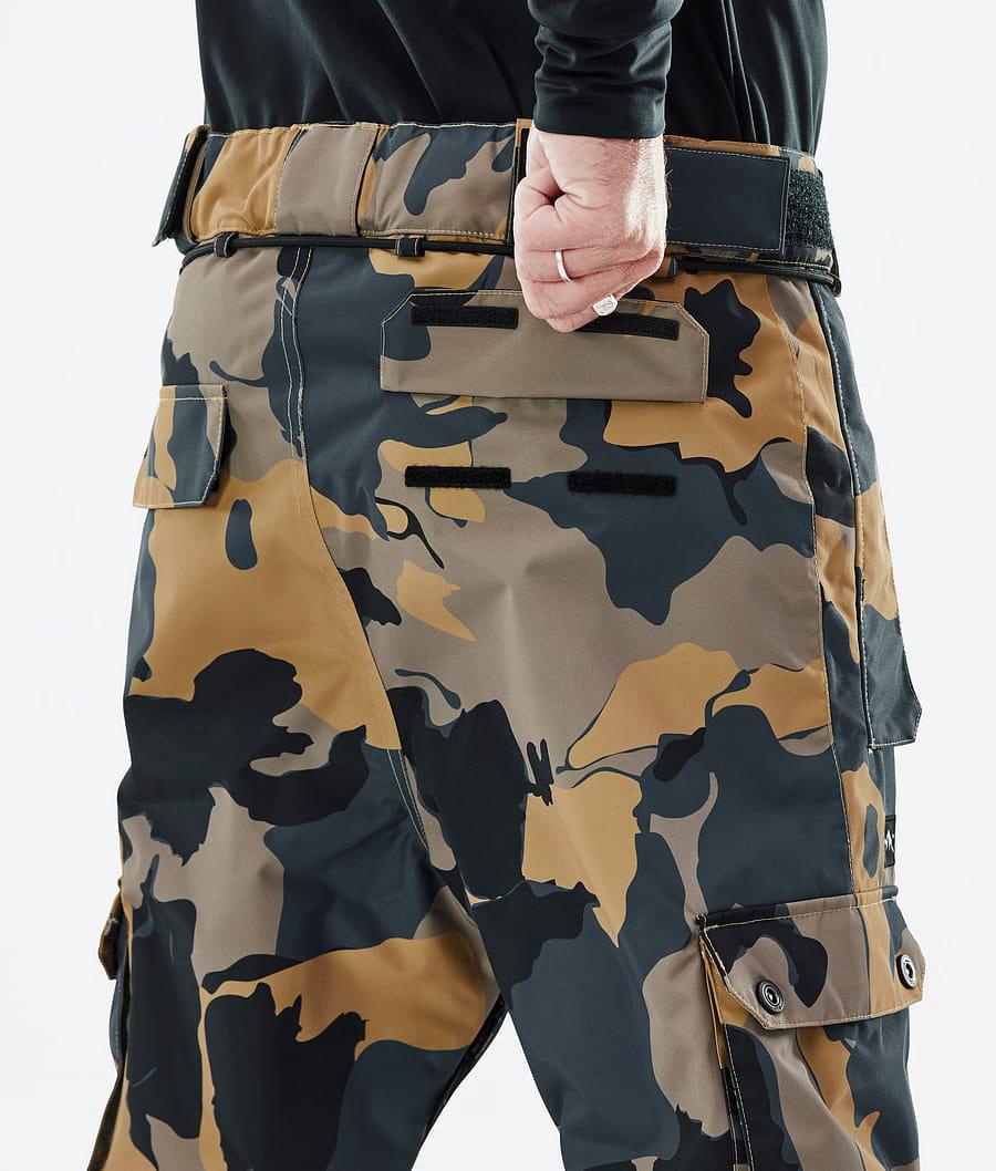 Men's Dope Iconic Snowboard Pants Walnut Camo  USA |  HLWGM-5619