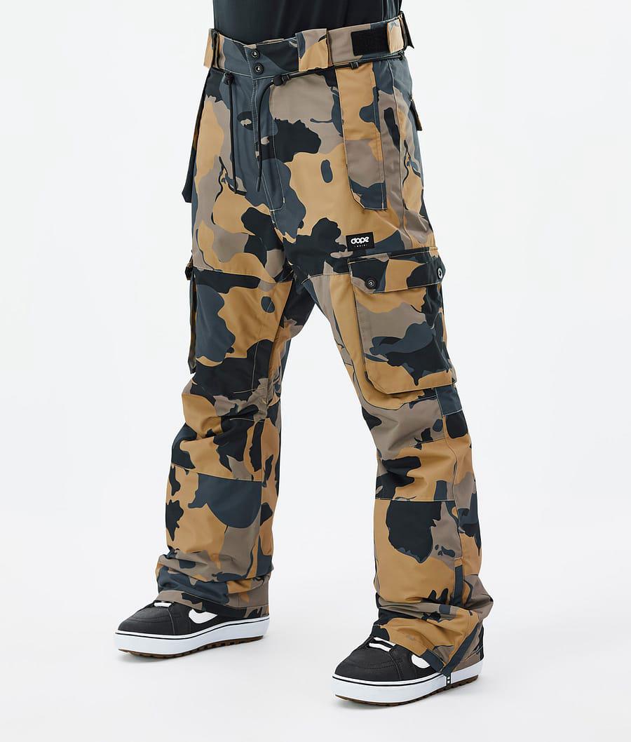 Men\'s Dope Iconic Snowboard Pants Walnut Camo  USA |  HLWGM-5619