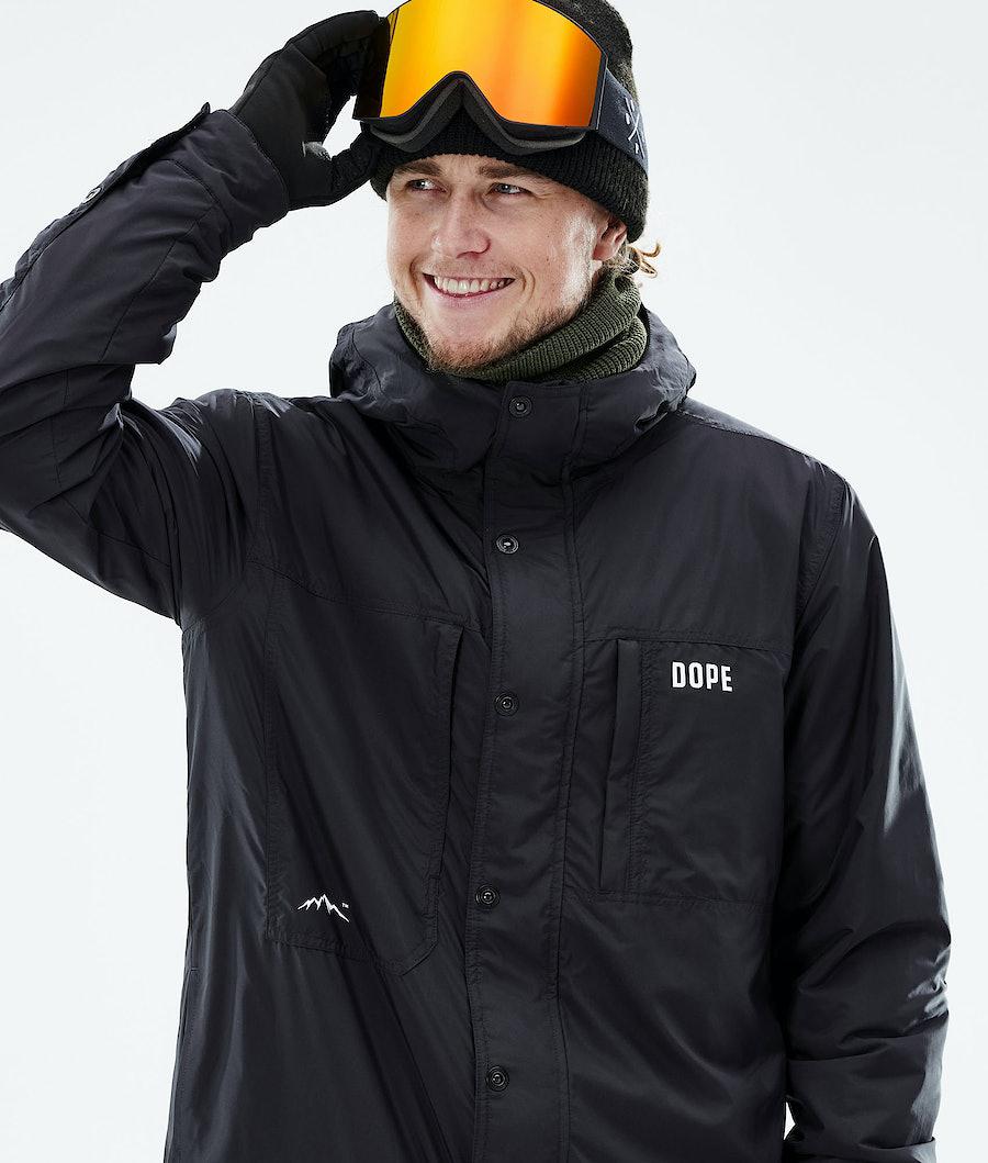 Men's Dope Insulated Midlayer Jacket Black  USA |  HSUMD-7410