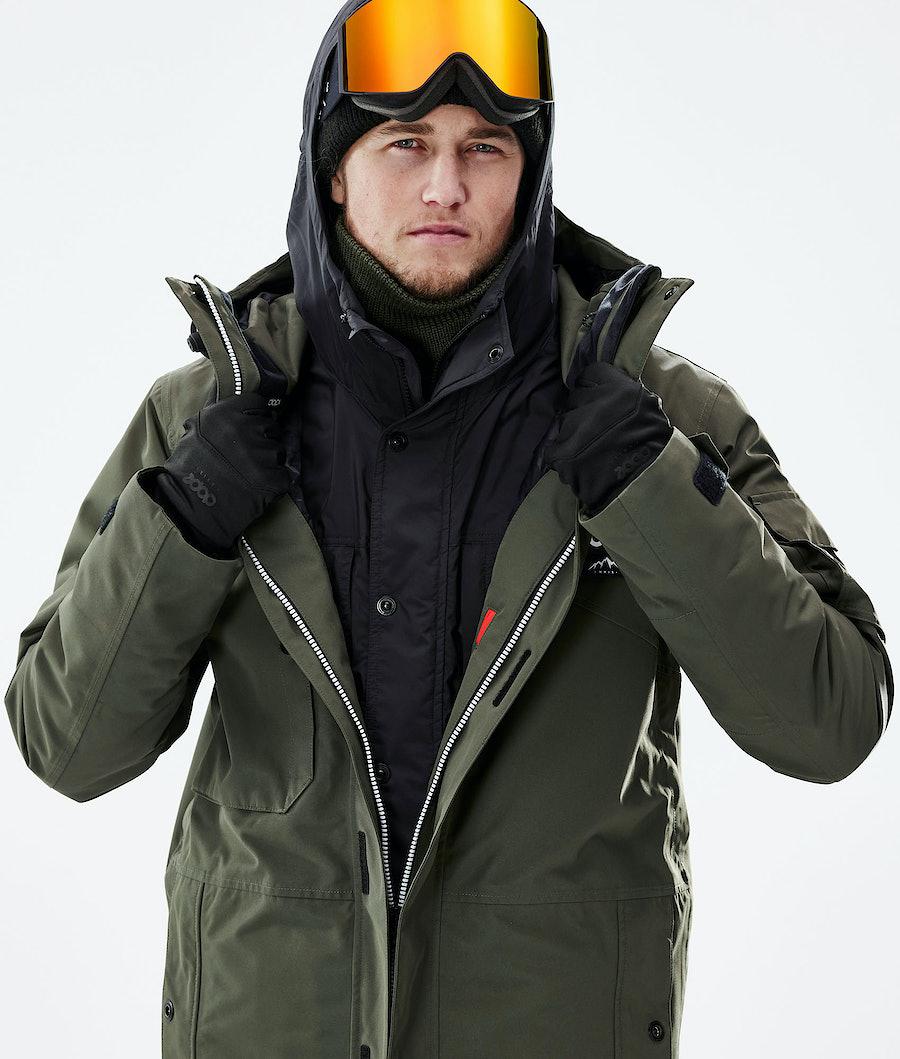 Men's Dope Insulated Midlayer Jacket Black  USA |  HSUMD-7410