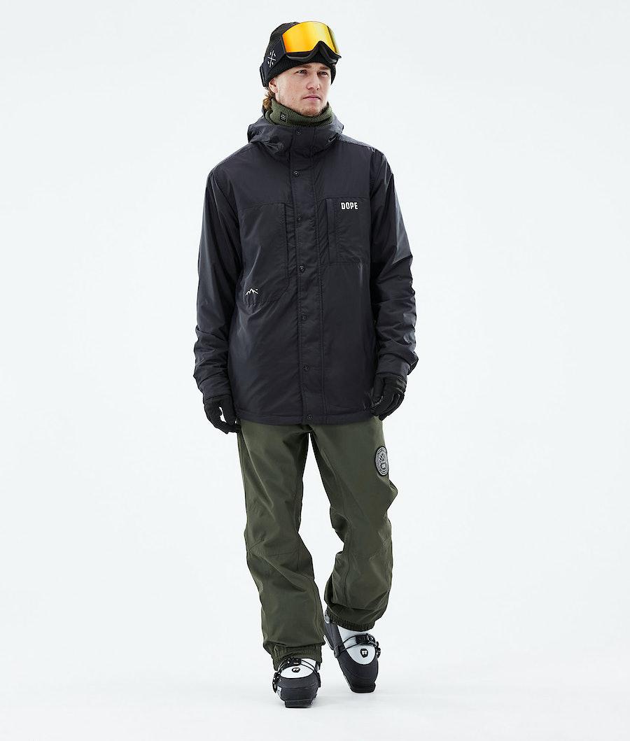 Men's Dope Insulated Midlayer Jacket Black  USA |  HSUMD-7410