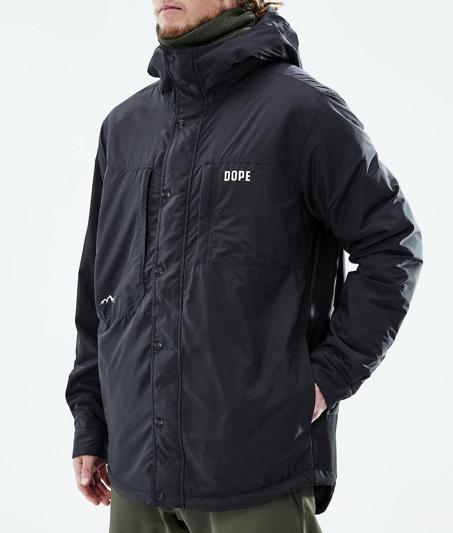 Men's Dope Insulated Midlayer Jacket Black  USA |  HSUMD-7410