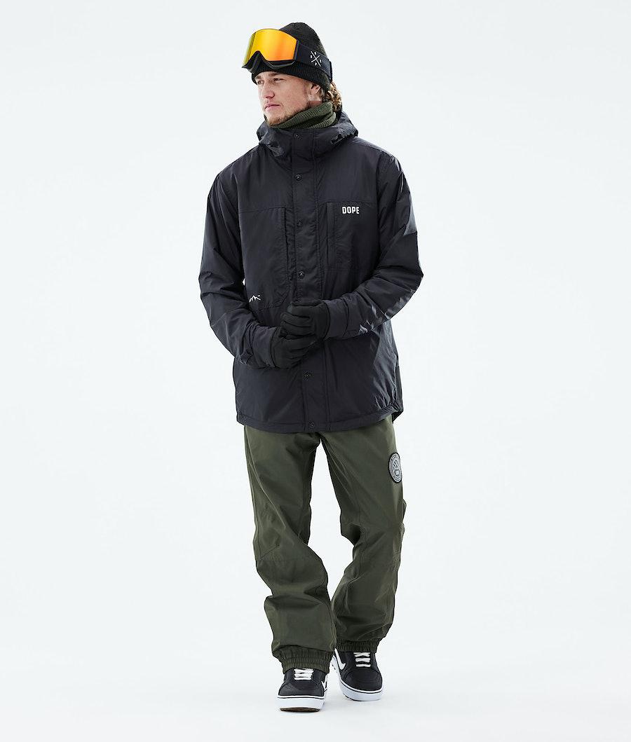 Men's Dope Insulated Midlayer Jacket Black  USA |  ORBUI-8326