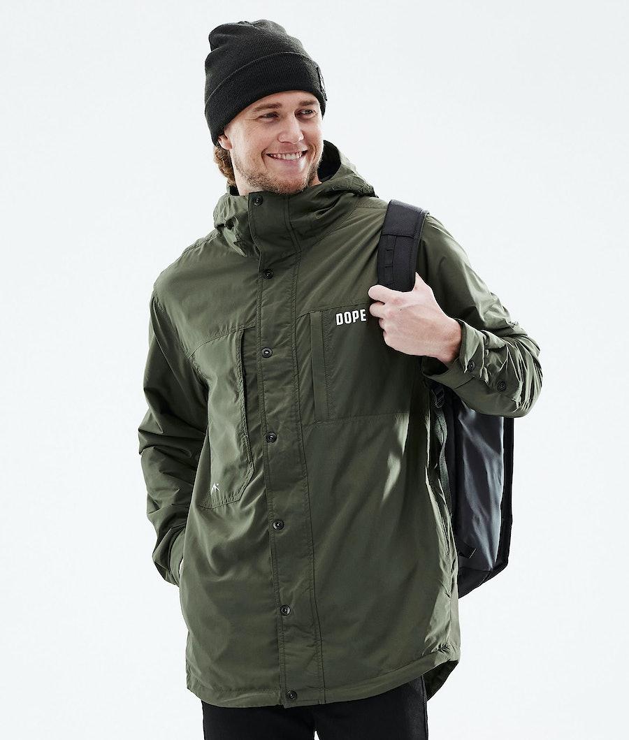 Men's Dope Insulated Midlayer Jacket Olive Green  USA |  MGSFQ-9740