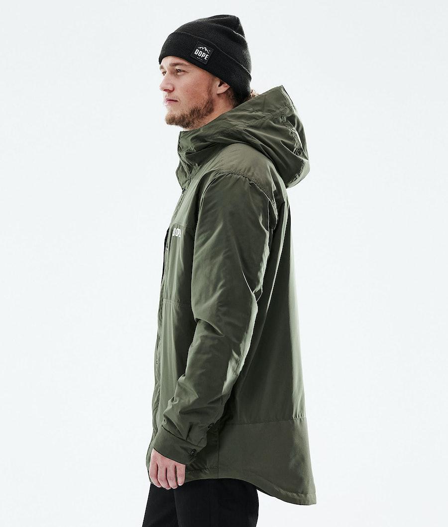 Men's Dope Insulated Midlayer Jacket Olive Green  USA |  MGSFQ-9740