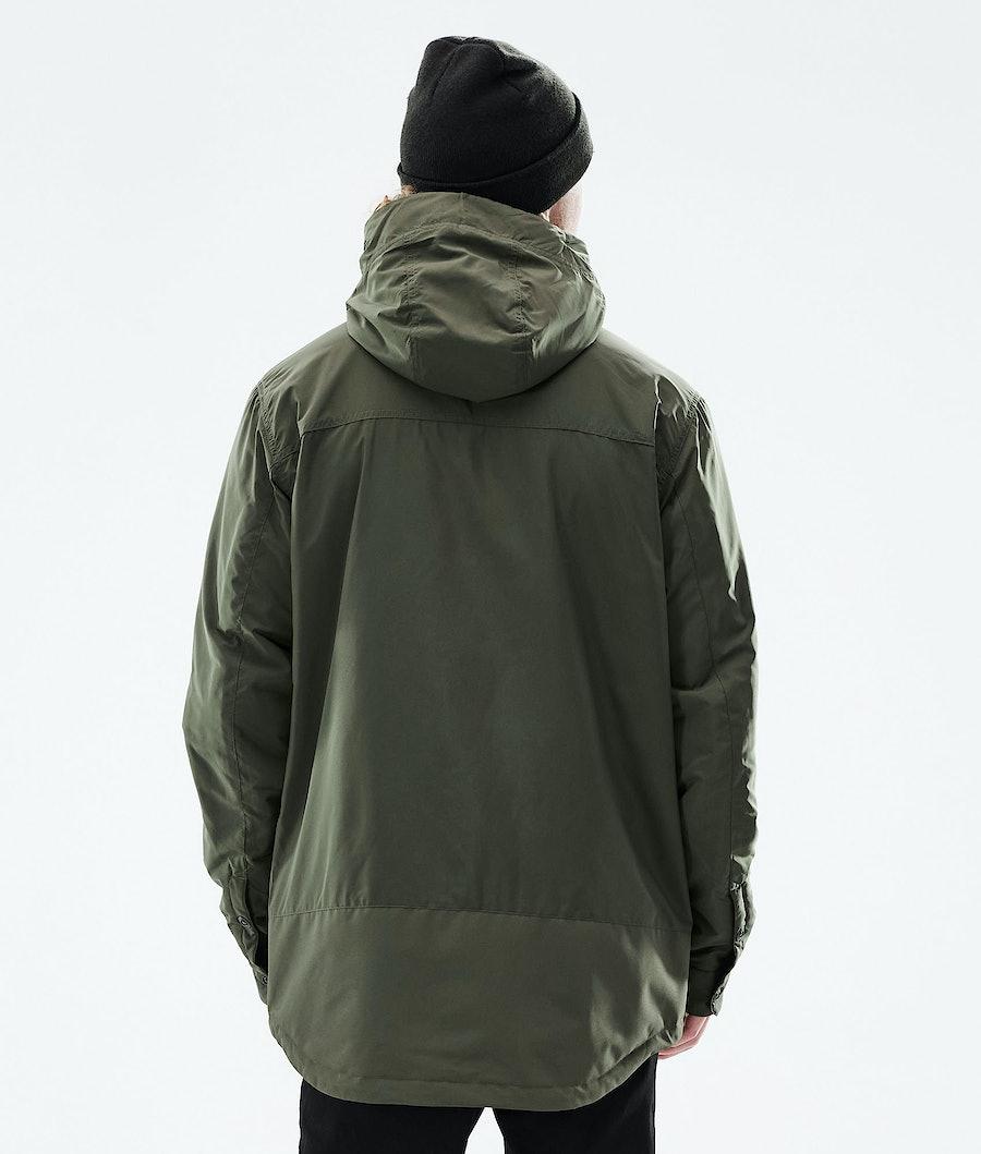 Men's Dope Insulated Midlayer Jacket Olive Green  USA |  MGSFQ-9740