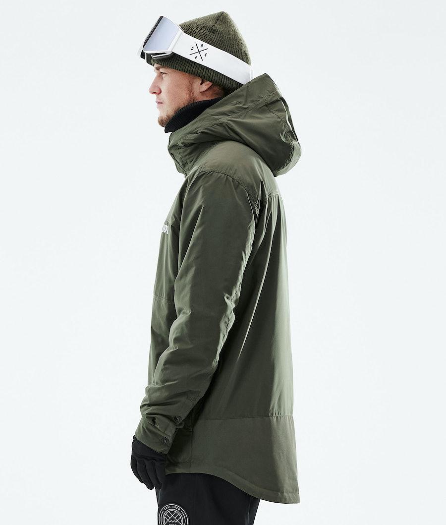 Men's Dope Insulated Midlayer Jacket Olive Green  USA |  WTXFZ-3562