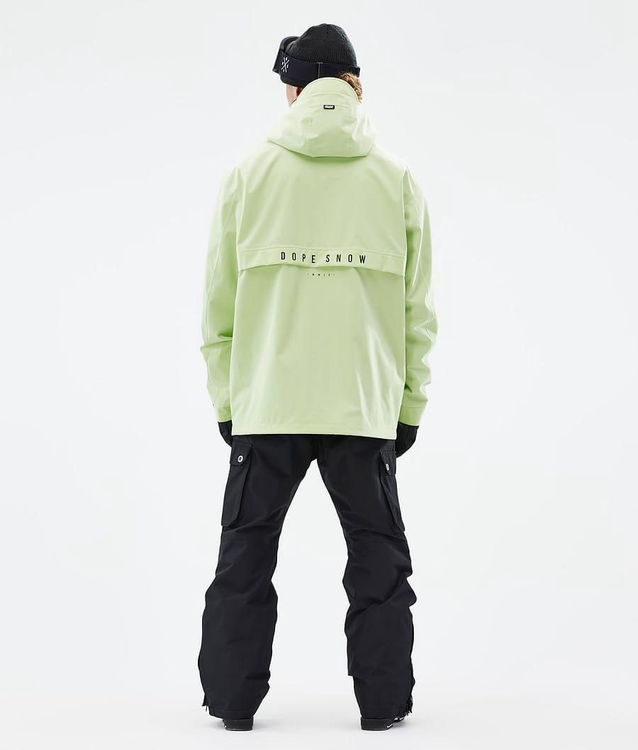 Men's Dope Legacy Ski Jacket Faded Neon Green  USA |  OAKZY-7468