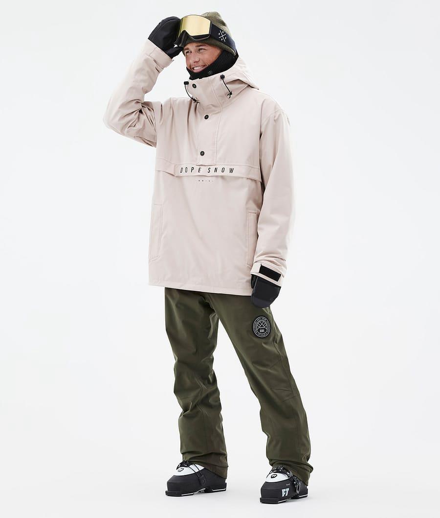 Men's Dope Legacy Ski Jacket Sand Beige  USA |  SREAZ-8740