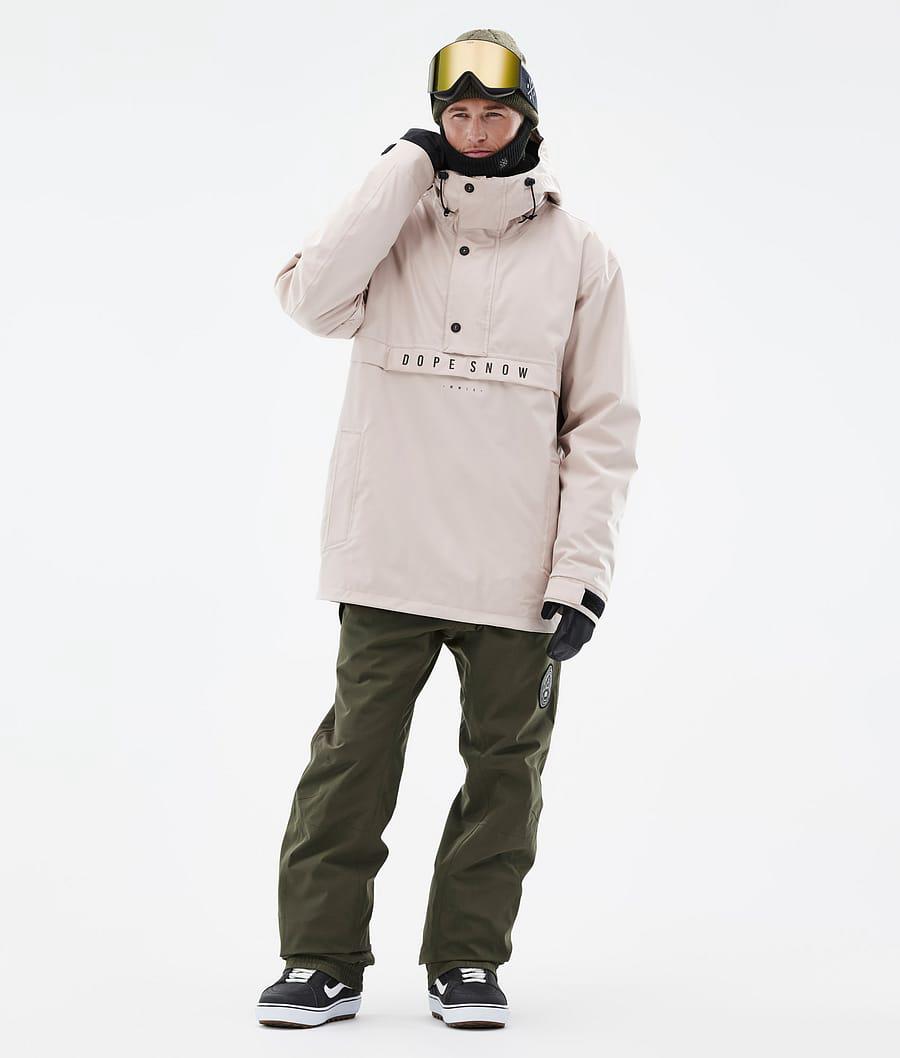 Men's Dope Legacy Snowboard Jacket Sand Beige  USA |  LCEGU-3410