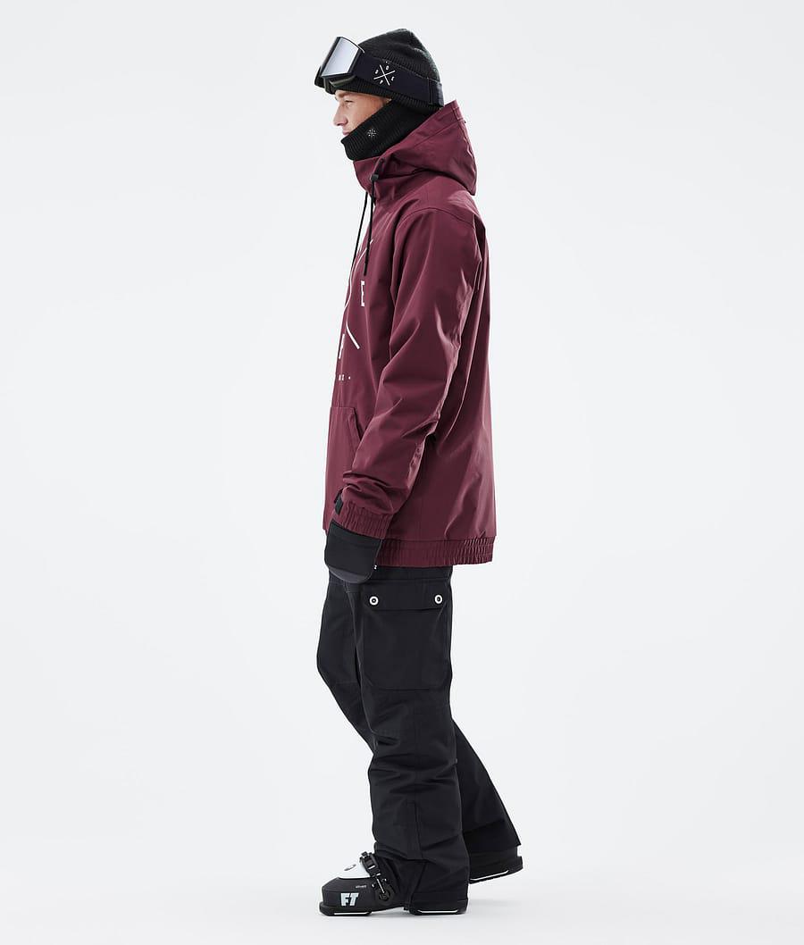 Men's Dope Migoo 2X-Up Ski Jacket Burgundy  USA |  FHPKX-8436