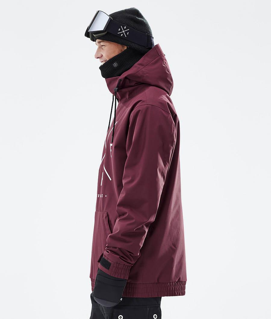 Men's Dope Migoo 2X-Up Ski Jacket Burgundy  USA |  FHPKX-8436